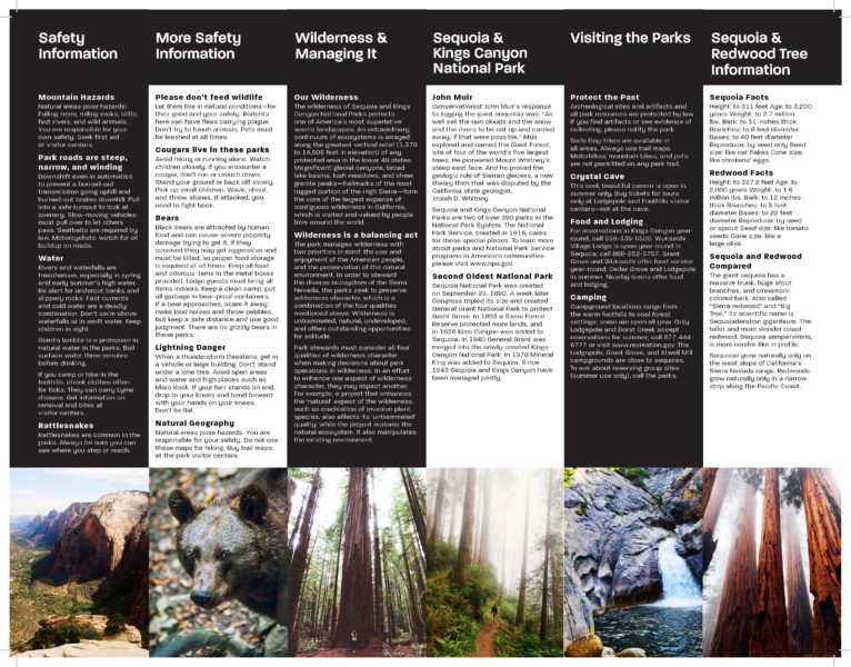 National Park Brochure